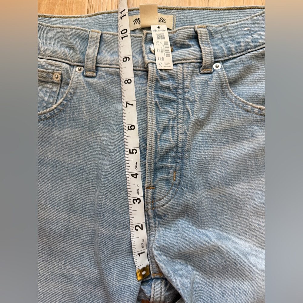 Madewell women Dean Easy Straight jeans light wash size 26 relaxed time capsule - Picture 6 of 10